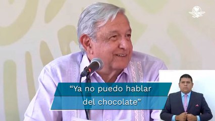 “Queremos cuentas claras y chocolate espeso”, bromea AMLO