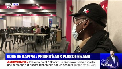 Dose de rappel: la priorité donnée aux plus de 65 ans ne chamboule pas les rendez-vous