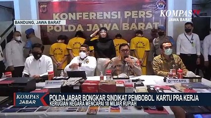 Polda Jabar Bongkar Sindikat Pembobol  Kartu Prakerja