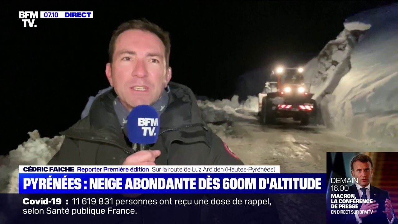 Dans les Pyrénées, une neige déjà très abondant...