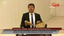 CHP'li Abdurrahman Tuttere meclis kürsüsünden ekmek ve kuru soğan gösterdi: Yiğit muhtaç olmuş kuru soğana