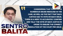 SC: 37 consolidated petition vs. anti-terrorism act, tapos nang i-deliberate at pagbotohan ng mga mahistrado