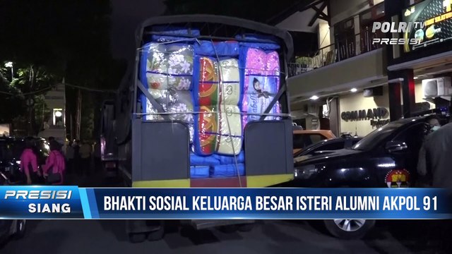 Keluarga besar Istri Alumni 91 Salurkan Bantuan Langsung Pada Pengungsi Erupsi Semeru