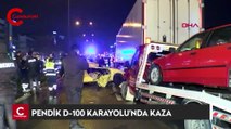 Pendik D-100 Karayolu'nda kaza: 1 ölü, 3 yaralı