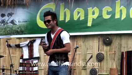 Mizaw Idol rocking the Chapchar Kut Fest