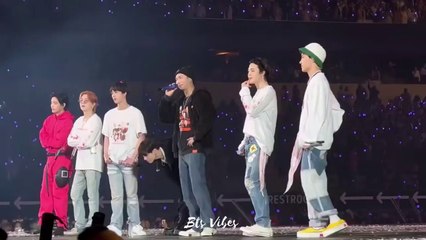 Taehyung V Squid Game Outfit Ment 211201 BTS Concert in LA