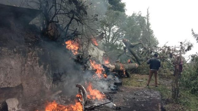 CDS Bipin Rawat chopper crash, watch visuals from the spot