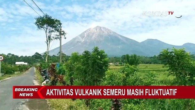 Belum Aman, Aktivitas Vulkanik Gunung Semeru Masih Fluktuatif