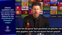 Simeone: “Jeder hat mit seinem Herzen gespielt”