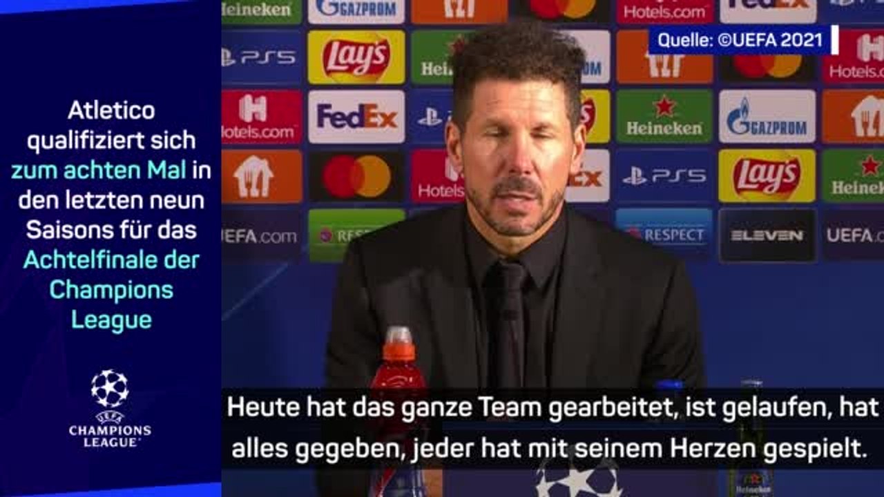 Simeone: “Jeder hat mit seinem Herzen gespielt”