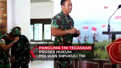 Video herunterladen: Panglima TNI Jenderal Andika Perkasa Akan Proses Hukum Anggota TNI yang Pukul Polwan