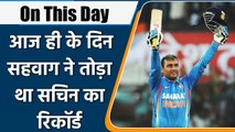 On This Day: Sehwag’s 219 innings completes 1 decade, best innings in ODI history | वनइंडिया हिंदी