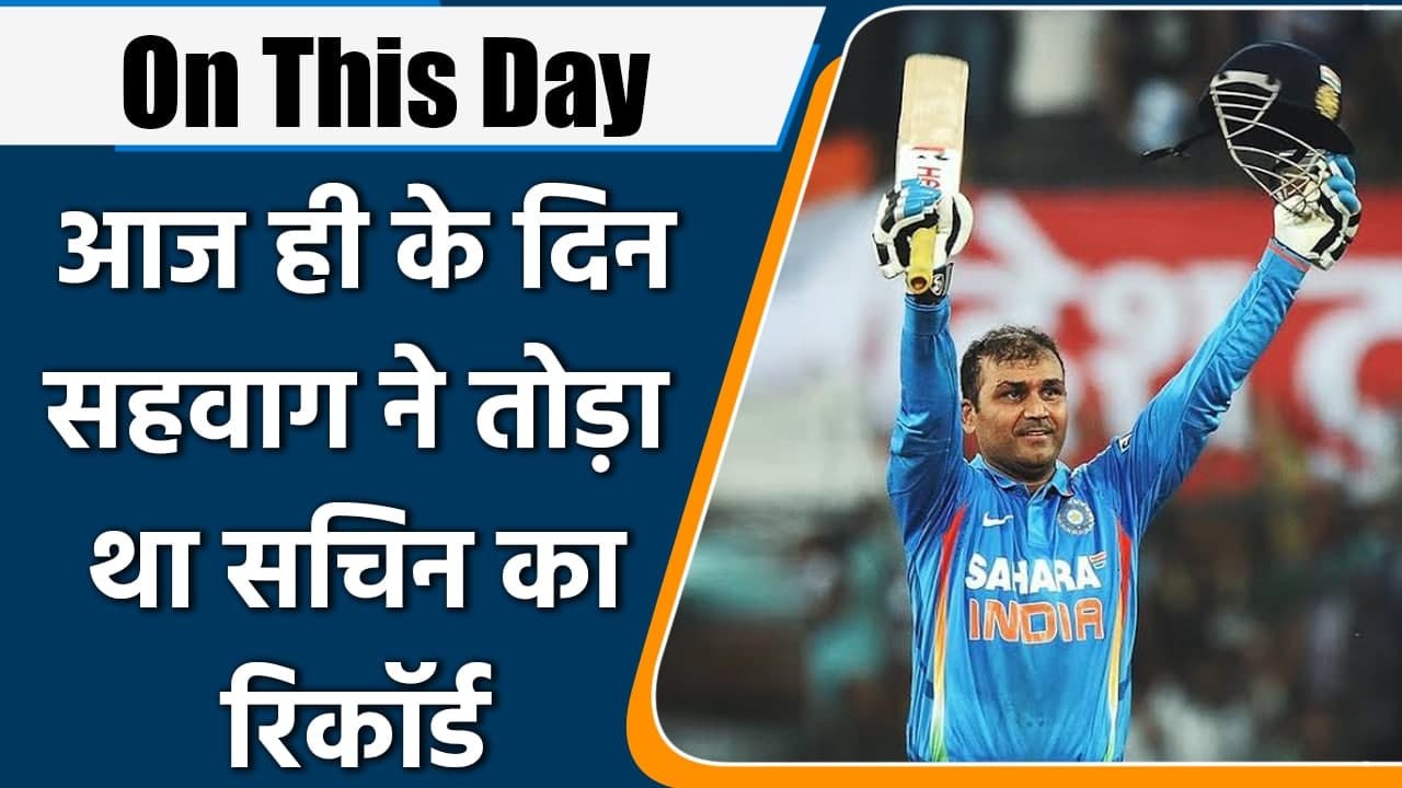 On This Day: Sehwag’s 219 Innings Completes 1 Decade, Best Innings In ...