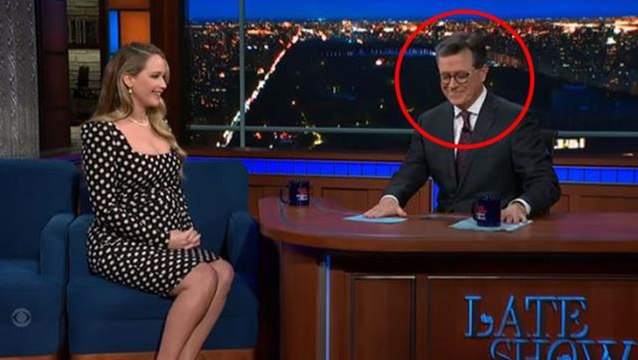 Hamile Jennifer Lawrence'den canlı yayında ağızları açık bırakan cinsel ilişki itirafı! Sunucu bile utandı