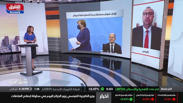...اولاف شولتس الذي كان وزيرا للمالية زاد ن...