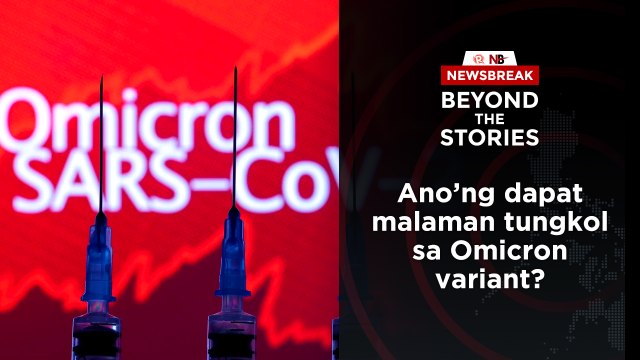 Beyond the Stories: Ano’ng dapat malaman tungkol sa Omicron variant? Kasama si @jodeszgavilan at @sofiatomacruz