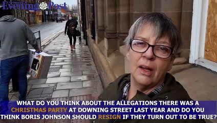 YEP asks: "What do you think about the allegations there was a Christmas party at Downing Street last year?"