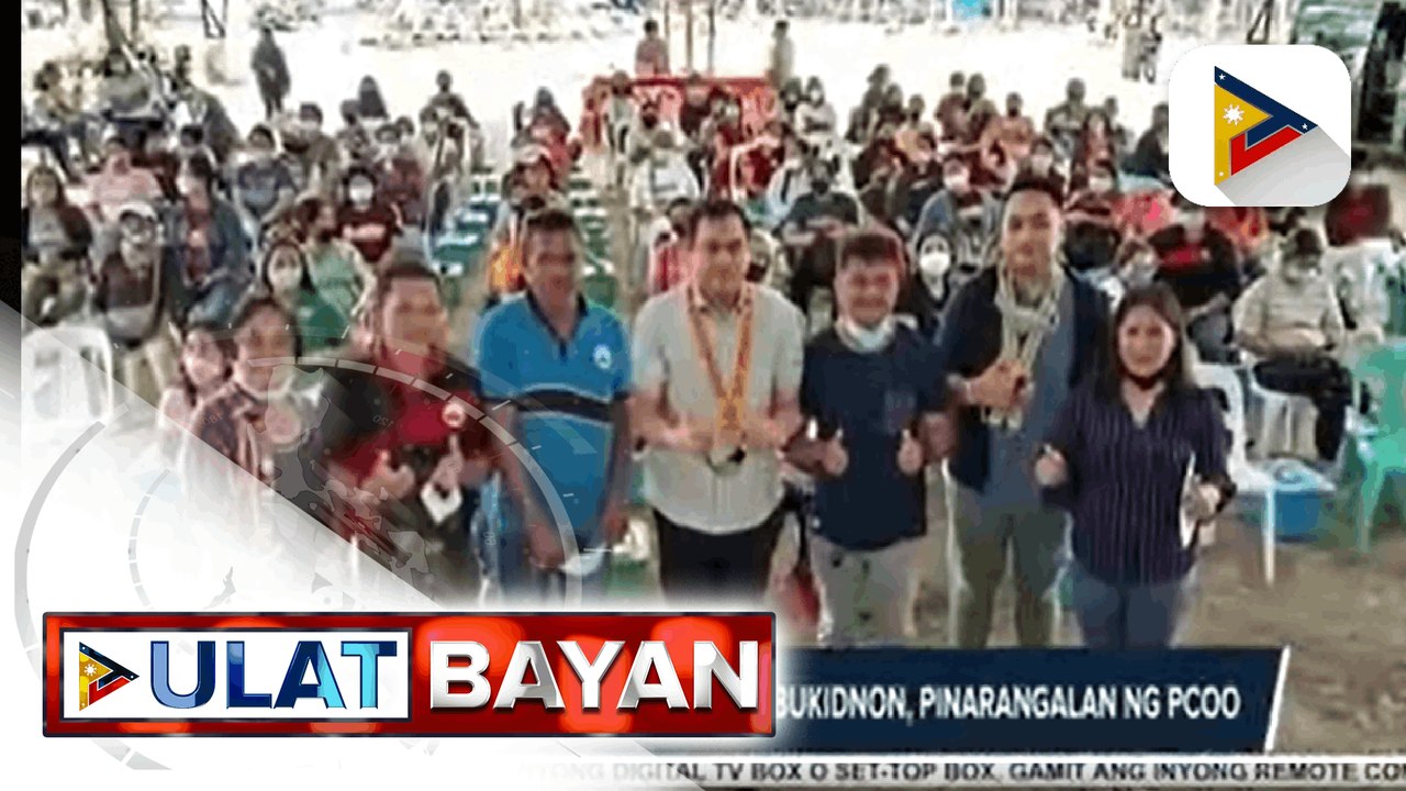 Higit 200 women frontliners sa Bukidnon, pinarangalan ng PCOO