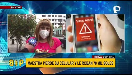 Ciberdelincuentes le roban 70 mil soles tras perder su celular