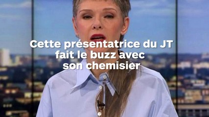 Cette présentatrice du JT fait le buzz avec son chemisier