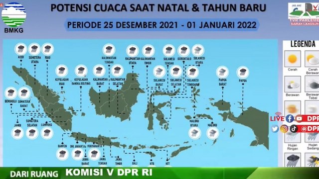 BMKG Imbau Masyarakat Waspada Bencana saat Libur Nataru