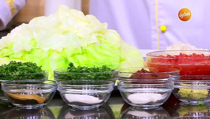 تورتة محشي كرنب بالحمة الملبسة | الشيف شربيني