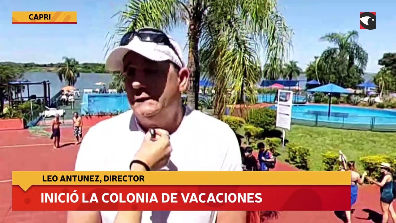 Inició la colonia de vacaciones en el Capri