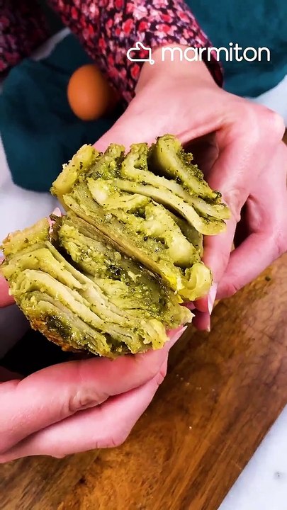 Tresse salée pesto