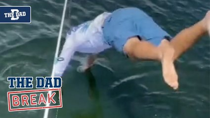 Dad - Dad Jumps In To Catch Fish