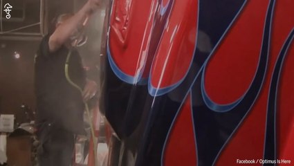 Dad Builds His Kid A Life Size Replica Of Optimus Prime