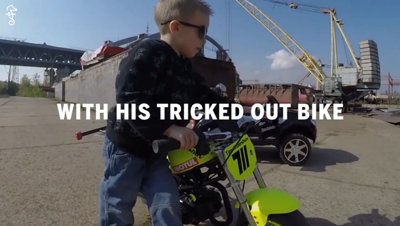 Watch This Toddler Do Some Sick Stunts On His Tricked Out…