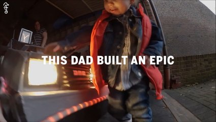 This Dad's "Back to the Future" Costume Is Ridiculously…