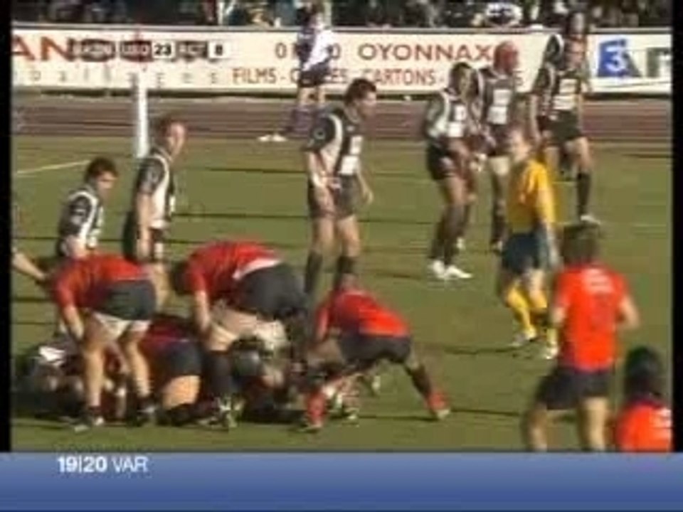 Résumé d'Oyonnax Toulon sur France 3 Toulon.