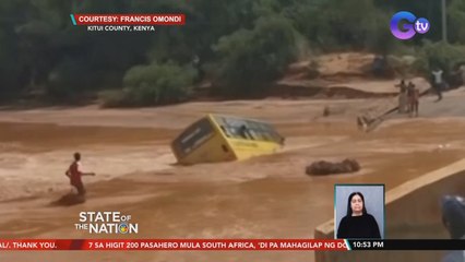 23 nalunod matapos lumubog sa ilog ang sinasakyang bus | SONA