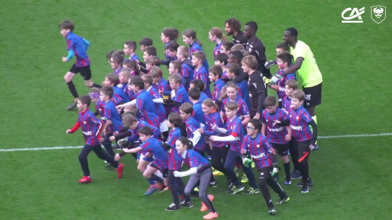 SMCaen vs Crédit Agricole Normandie : un match inédit (5 joueurs contre 50 enfants)