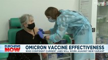 WHO 'confident' current COVID-19 vaccines will work against Omicron