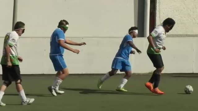 México acoge un torneo de fútbol para equipos compuestos por jugadores ciegos y con discapacidad visual