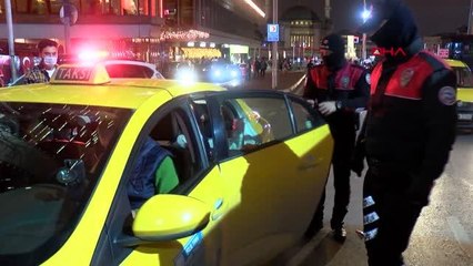 Ruhsatı 2.5 ay önce iptal edilen taksi denetime takıldı