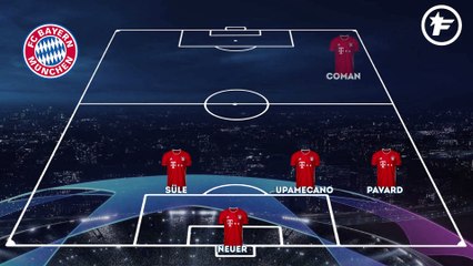 Les compositions officielles de Bayern-Barça