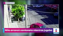Niño atropella a su abuelito por accidente en Aguascalientes