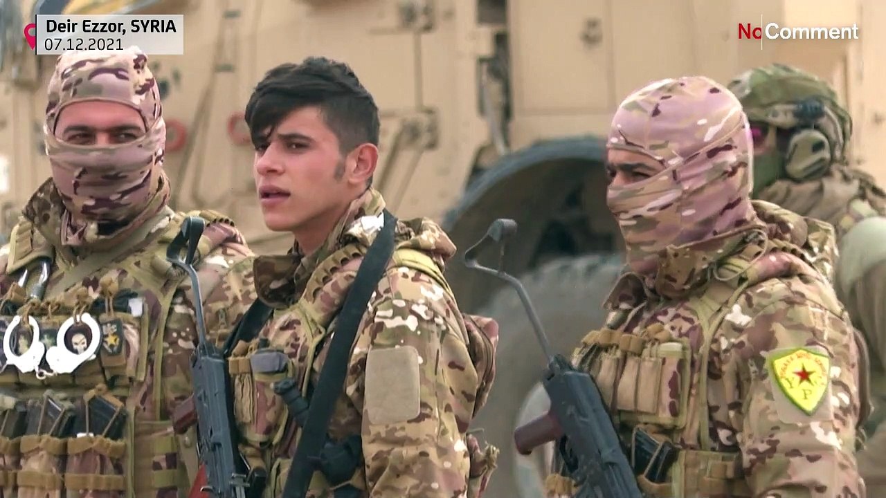 Manöver gegen den IS: Kurdische Kräfte üben mit internationalen Truppen in Syrien