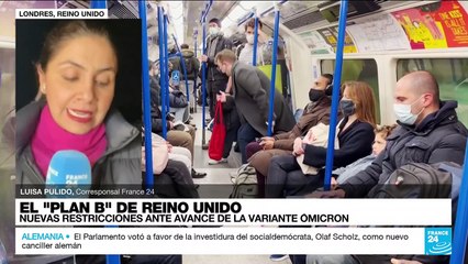 Download Video: Informe desde Londres: Reino Unido impone nuevas restricciones ante el avance de Ómicron