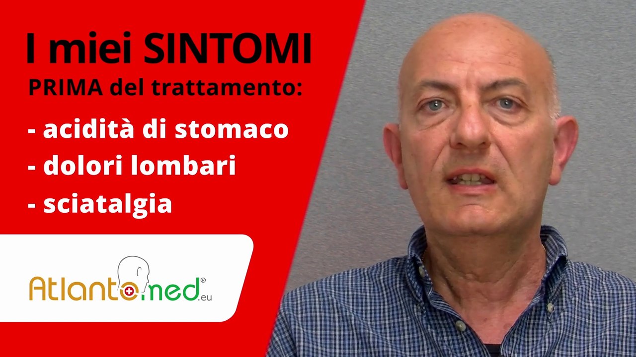esperienza con Atlantomed ✅ ACIDITA' DI STOMACO ✅ DOLORI DI SCIATICA