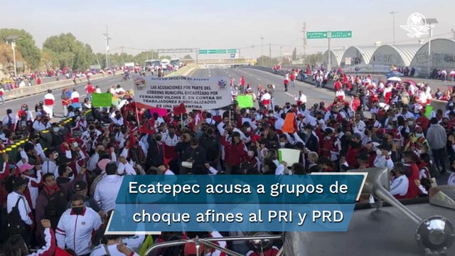 Ayuntamiento acusa a excandidatos del PRD por bloqueos en Ecatepec