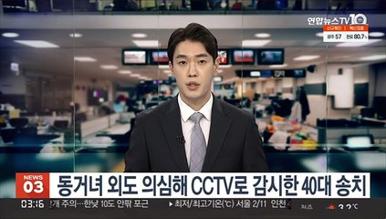 Download Video: 동거녀 외도 의심…CCTV 감시한 40대 송치