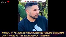 Woman, 70, Attacked by Raccoon While Hanging Christmas Lights — and Puts It in a Headlock - 1breakin