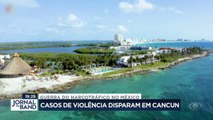 A zona mais turística do México virou alvo de uma guerra do narcotráfico. Os casos de violência dispararam em Cancun e a polícia ocupa até as praias.