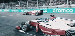 Theo Pourchaire and Enzo Fittipaldi CRASH in Formula 2 Feature Race Start - F1 Saudi Arabian GP