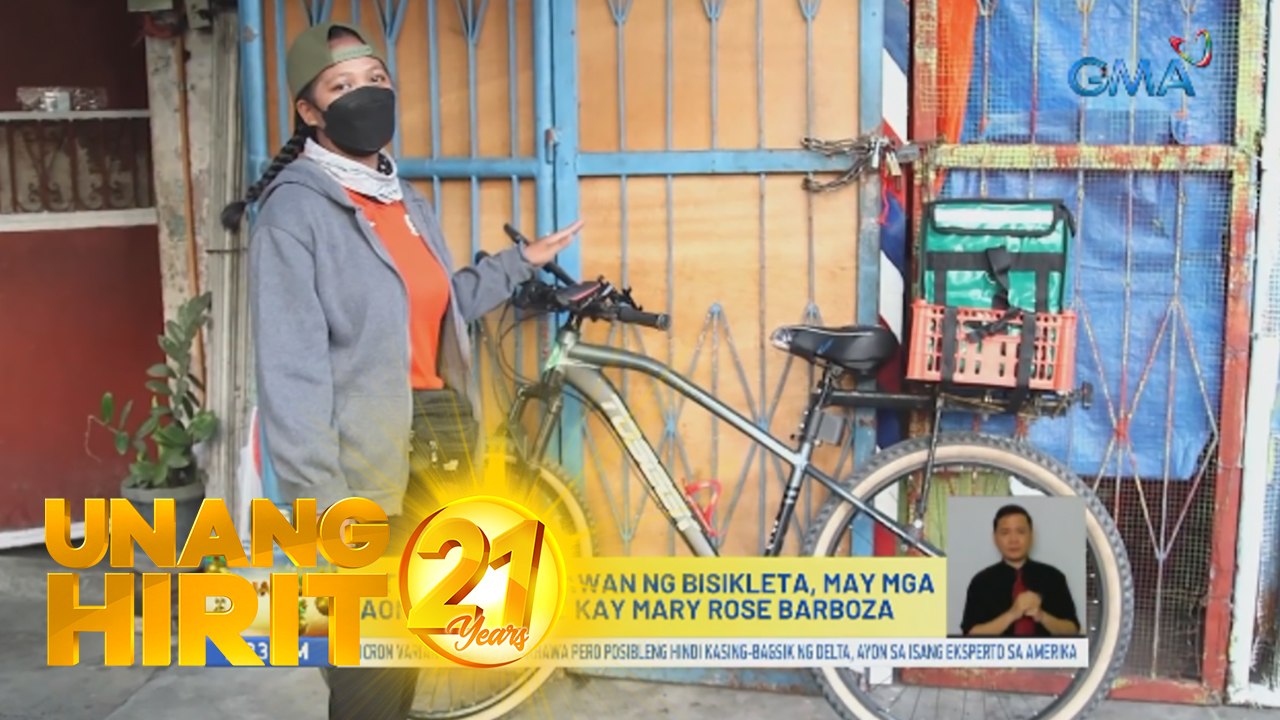 Unang Hirit: Delivery rider na nanakawan ng bisikleta