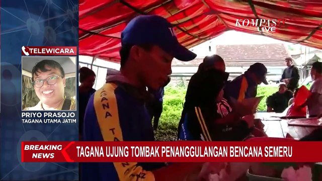 Tagana Siap Siaga Membantu Masyarakat Terdampak Bencana Semeru
